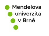 Logo Mendelova univerzita v Brně